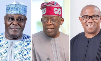 Atiku, Tinubu and Peter Obi