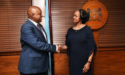 President Mokgweetsi Masisi and CEO Florizelle Liser