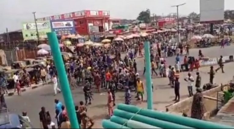 Protest in Ibadan