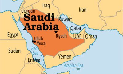 Saudi Arabia map