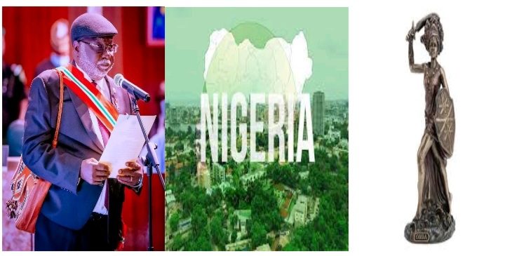 CJN, Nigeria map and artifacts