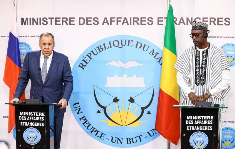 Sergey Lavrov in Mali, Feb. 2023