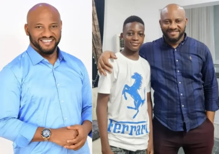 Actor Yul Edochie and son