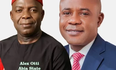 Alex Otti of Labour Party and Peter Mbah of PDP