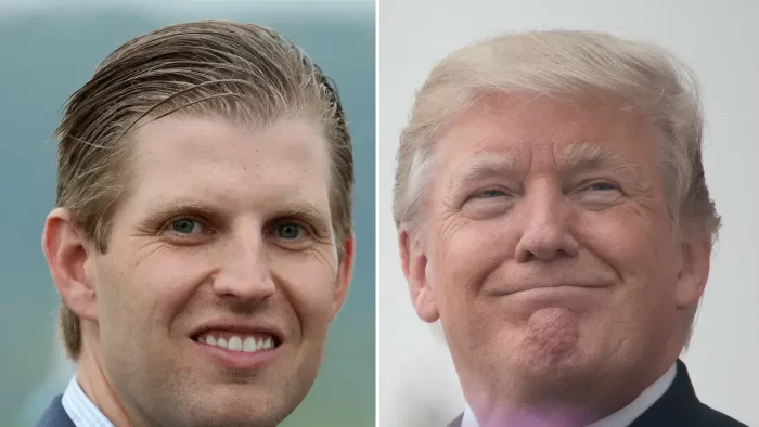 Donald Trump and son Eric