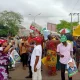 Labour party supporters protesting in Enugu state