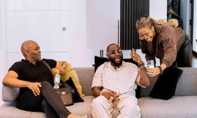 Tony Elumelu and Davido