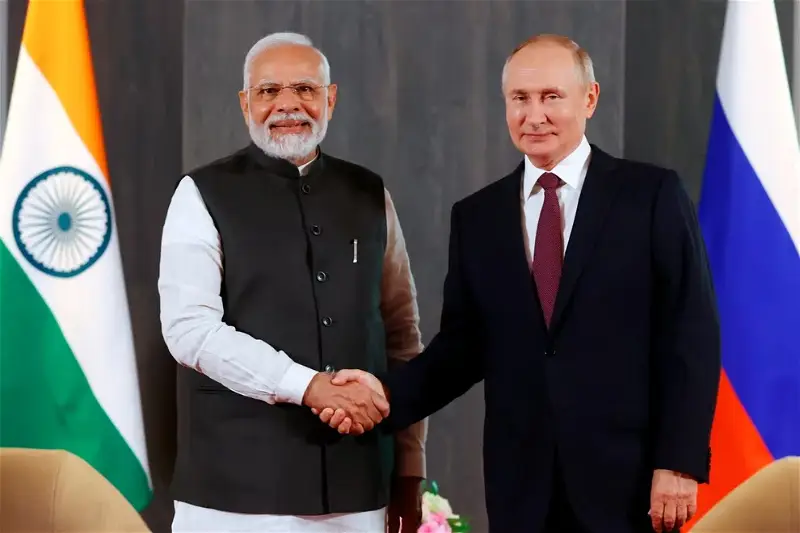 Russia's Putin and India