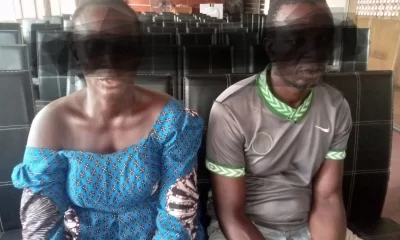 Couple arrested for faking kidnap to extort N5m from UK relatives