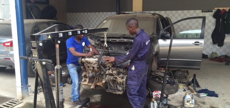 Nigeria's informal education - car repair