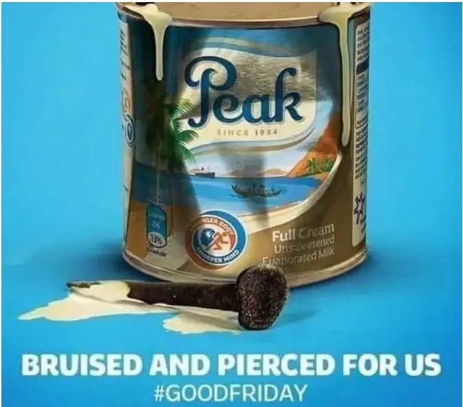 Peak milk apologizes to CAN for Easter advert