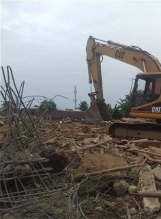 Collapse building in Akwa Ibom and Lagos