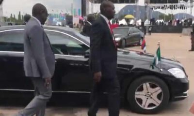 Arrival of Buhari at the Eagle Square