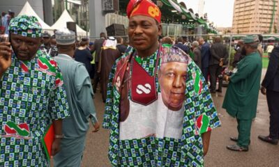 Daniel Amokachi at the Eagle Square