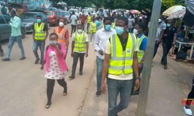 Health workers protest