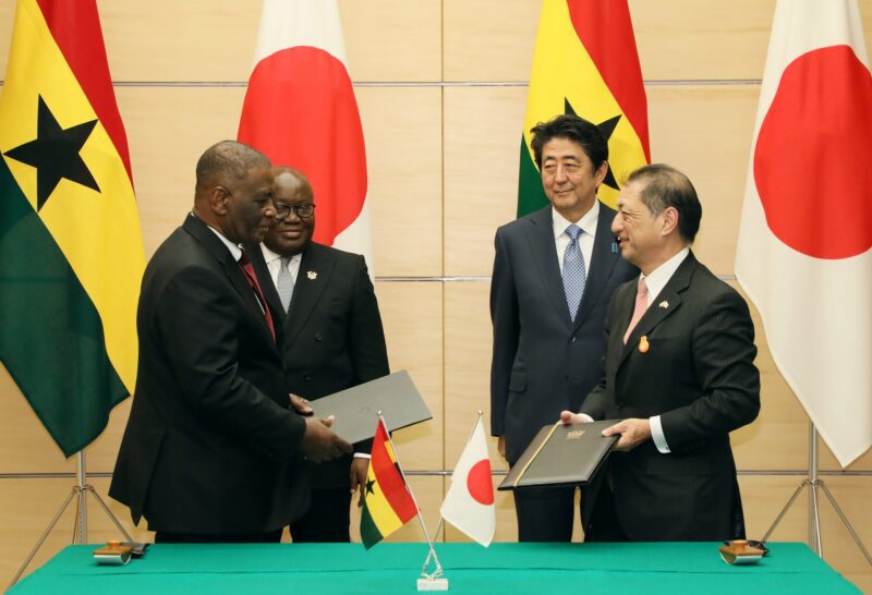 Japan. Ghana.