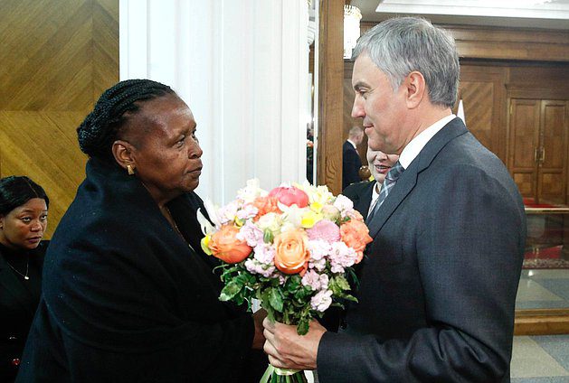 Mozambican Esperança Bias and Russian Vyacheslav Volodin