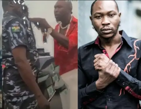 Seun Kuti and the Police officer he assaulted