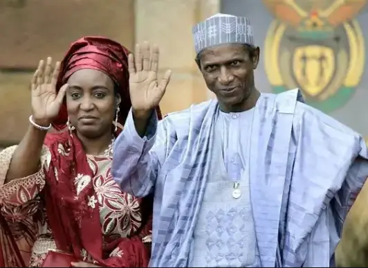 Yar'Adua and wife