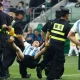 Chinese pitch invader detained after hugging Messi