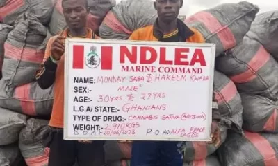Ghanaian caught with drugs by NDLEA