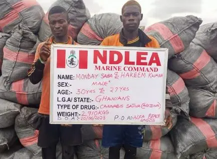 Ghanaian caught with drugs by NDLEA