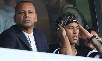 Neymar and his father