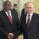 Ramaphosa and Putin. St. Petersburg, June 17, 2023.