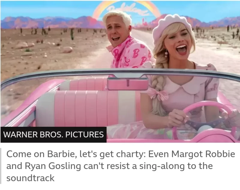 Barbie movie soundtrack breaks UK charts after smashing box office