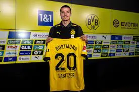 Bayern midfielder Sabitzer signs for rivals Dortmund