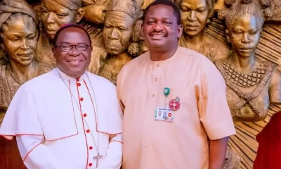 Bishop Kukah and Femi Adesina
