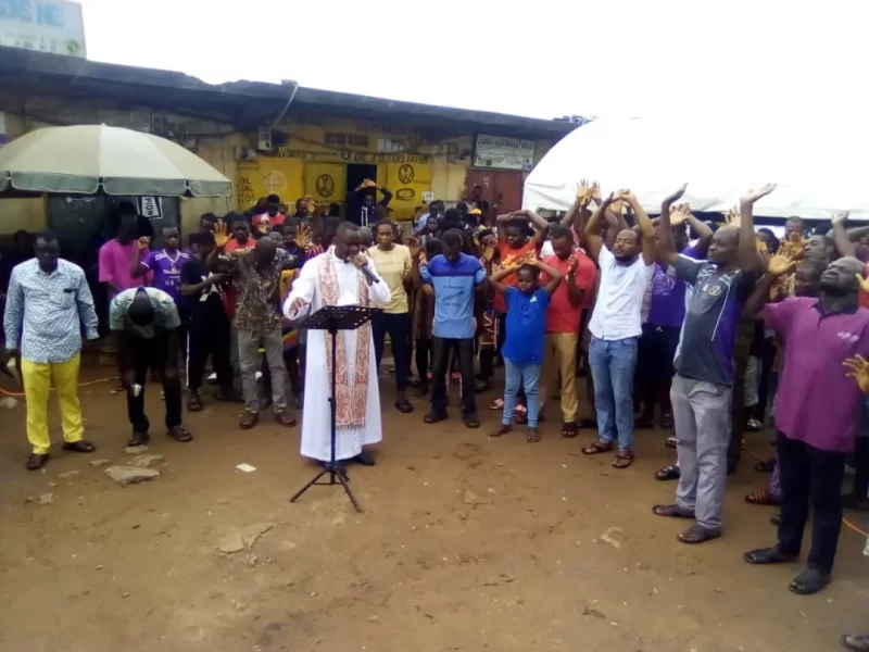 Edo auto spare parts market shuts down for Catholic Priest