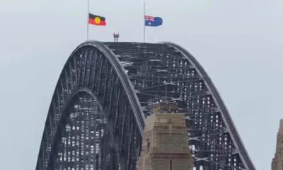The Australian and Aboriginal flags will both fly at stadiums during the women’s football World Cup © Robert WALLACE / AFP/File