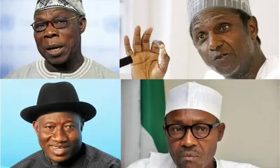 Obasanjo, Yar'Adua, Jonathan and Buhari