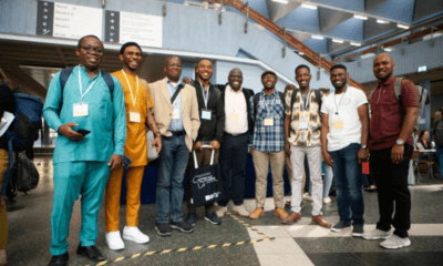 Leo Igwe With Prof Ebenezer Obadare and some African attendees at the ECAS conference in Cologne