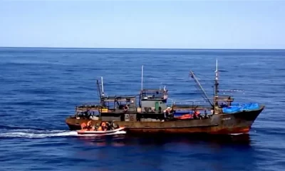 Container in North Korea Sea