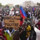 Protests in Niger Republic with Putin