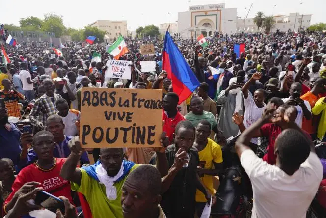 Protests in Niger Republic with Putin