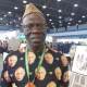 Guinea man wearing Putin's shirt