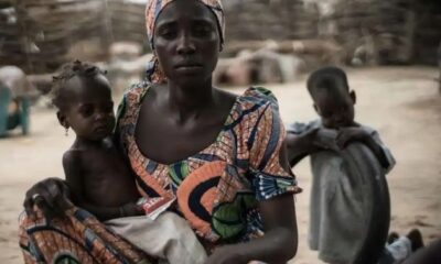 Poverty in the North - a woman and child