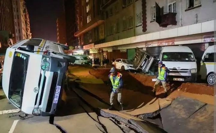 Earthquake in South Africa