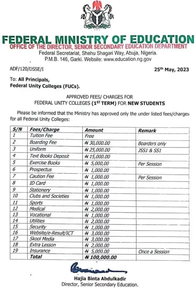 FG and Unity Colleges