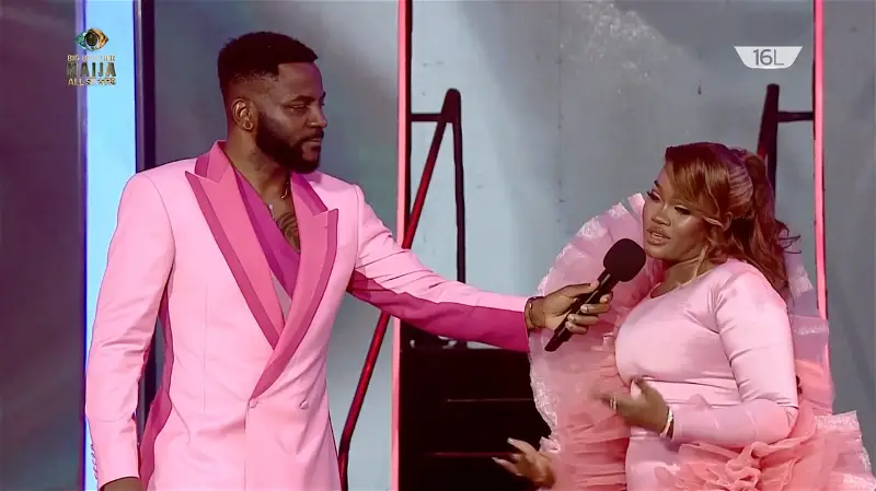 Ebuka and Cee-C of BBNaija - All-Star