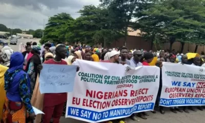 Nigerians kick against the EU report on the 2023 election