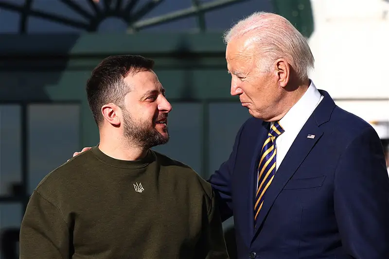 Zelensky and Biden