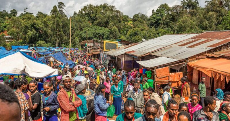 One out of every four people on Earth will live in Africa in 2050 – a challenging situation, but one that offers fantastic potential. Here we see a marketplace in Jimma, Ethiopia. ©Thinkstock