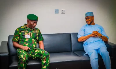 Army chief and Governor Dauda Lawal of Zamfara State