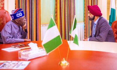 President of the World Bank, Ajay Banga and Tinubu