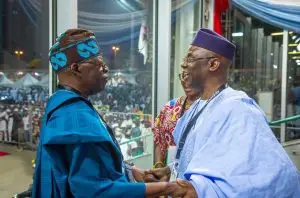Tinubu and Pastor Tunde Bakare
