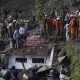 Collapsed temple in India